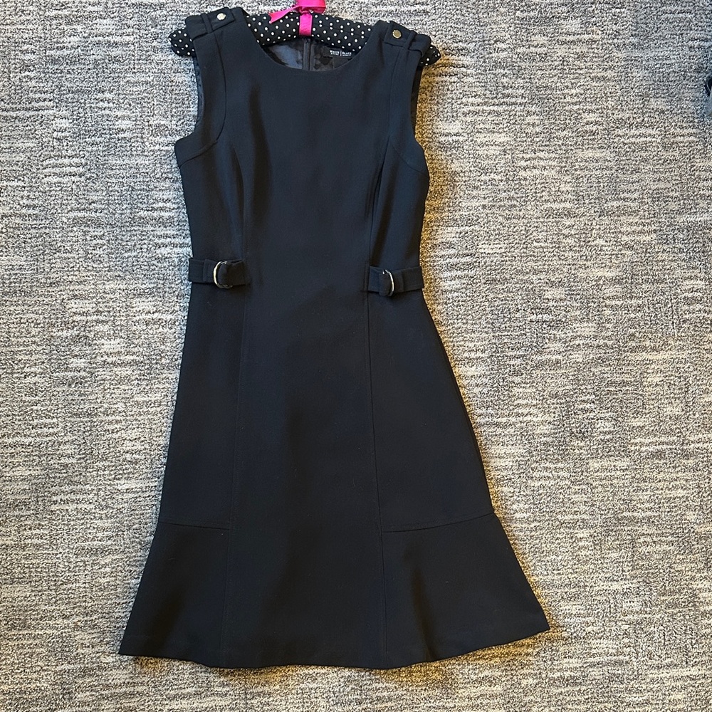 White House Black Market Black Midi Dress